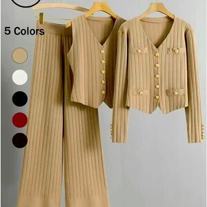 Women’s 3 Pieces Set Winter /Office Wear